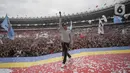 Tim Pemenangan Nasional (TPN) Ganjar Pranowo dan Mahfud Md menggelar agenda ‘Hajatan Rakyat #3 Konser Salam Metal’ di Stadion Utama Gelora Bung Karno (SUGBK), Jakarta, Sabtu (3/2/2024). (Liputan6.com/Angga Yuniar)