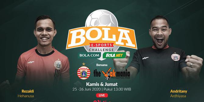VIDEO: Nantikan Kehebatan Kiper Persija Jakarta, Andritany Ardhiyasa Bersama The Jakmania di BOLA E-Sports Challenge