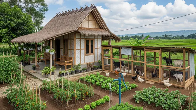 Lahan Produktif di Samping Rumah jadi Kebun dan Peternakan