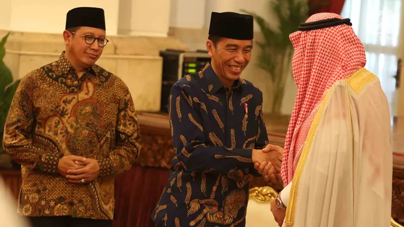 Jokowi Bersama Pangeran Arab Saudi Terima Penghafal Alquran di Istana