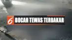 Hasil penyelidikan sementara di TKP dan sejumlah barang bukti, korban diduga menyalakan lilin dan menyambar cairan tinner hingga membakar korban yang sedangberada di dalam tenda kardus.