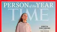 Greta Thunberg sebagai Person of The Year di Majalah TIME. (Liputan6/Deloraine Times and Star)