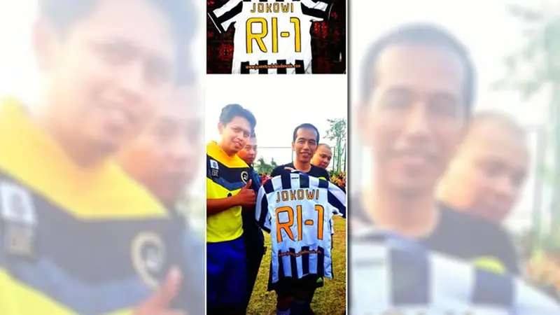 Jokowi dapat jersey Juventus