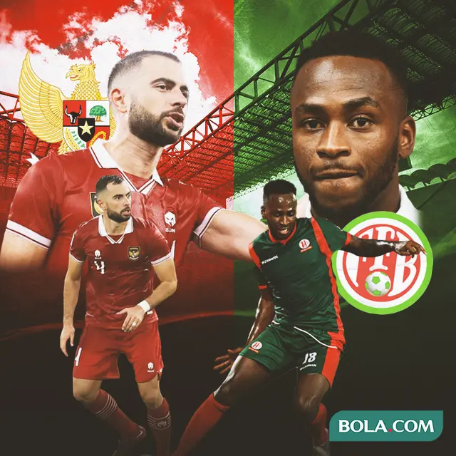 Indonesia vs Burundi - Jordi Amat dan Saido Berahino