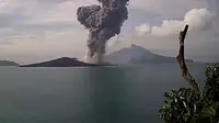 Erupsi Gunung Anak Krakatau. (Dok. Istimewa)