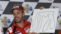 Pembalap Ducati, Andrea Dovizioso. (Twitter/Ducati Motor)
