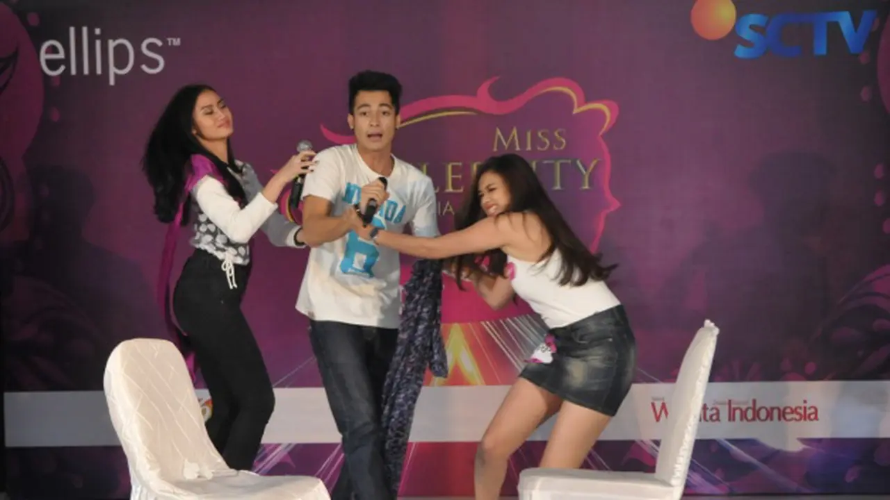 Kontestan Miss Celebrity 2014 Bandung Bikin Eza Gionino Ketakutan
