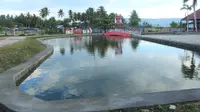 Berakhir Pekan dengan Menikmati Khasiat Kolam Air Panas Bumi Pentadio Resort. (Liputan6.com/Arfandi Ibrahim)