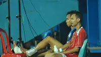 Antony Putro Nugroho termasuk satu dari tiga pemain yang baru saja cedera dan sudah siap diturunkan saat Arema melawat ke markas PSM. (Bola.com/Iwan Setiawan)