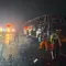 Bus Tunggal Dara Terbakar di Tol Semarang, Dalam Sekejap Tinggal Rangka