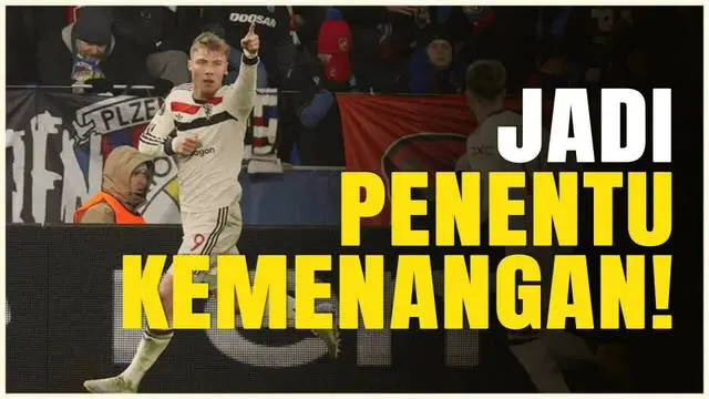 VIDEO: Momen Rasmus Hojlund jadi Penyelamat MU Kontra Viktoria Plzen di Liga Europa