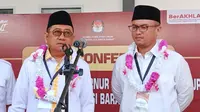 Bakal paslon Ali Baal Masdar-Arwan Aras (ABM-ARS) mendaftar di KPU Sulbar (Liputan6.com/Abdul Rajab Umar)