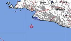 Gempa Magnitudo 4,3 Guncang Sukabumi, Terasa di Pelabuhan Ratu