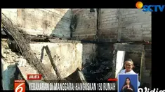 Korban kebakaran kini mengungsi di tenda-tenda yang disediakan Pemerintah Kota Jakarta Selatan, salah satunya di SDN 05 Manggarai.