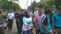 Wakil Walikota Cirebon Eti Herawati meminta seluruh elemen masyarakat kota cirebon menjaga kondusifitas dan keamanan pada 22 Mei 2019. Foto (Liputan6.com / Panji Prayitno)