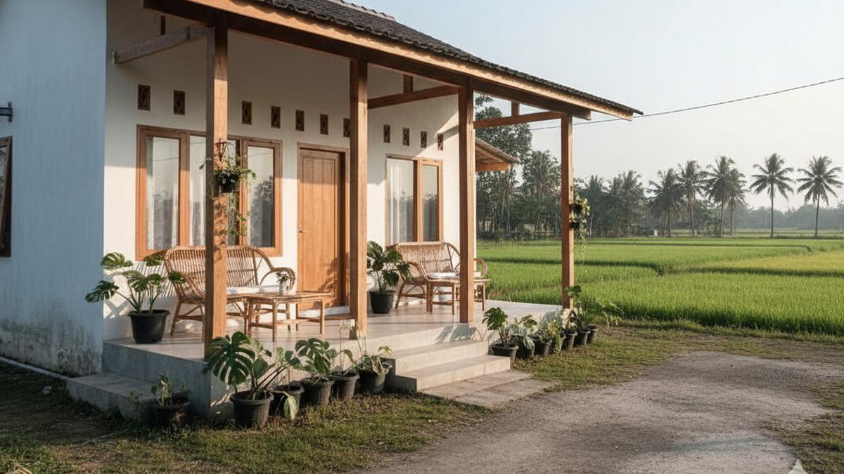 6 Gambar Rumah Minimalis di Desa, Inspirasi Hunian Modern dan Estetik di 2025