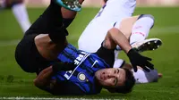 Penyerang Inter Milan, Eder Martins percaya rekan-rekannya akan berjuang untuk bangkit setelah melewati delapan laga tanpa kemenangan. (MARCO BERTORELLO / AFP)