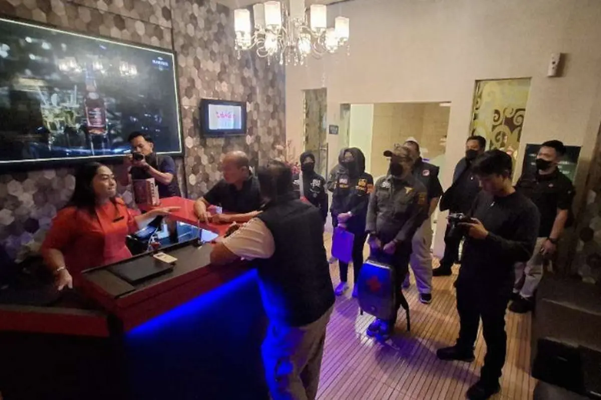 razia tempat hiburan malam di bandung