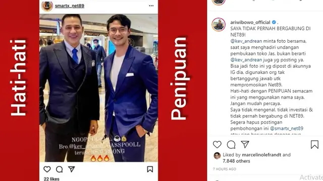 Ari Wibowo (Foto: Instagram/@ariwibowo_official)