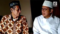 Menteri Agama Lukman Hakim Saifuddin menyambangi jemaah haji yang tengah berada di Mekah, satu diantaranya Maksun tukang becak asal Surabaya