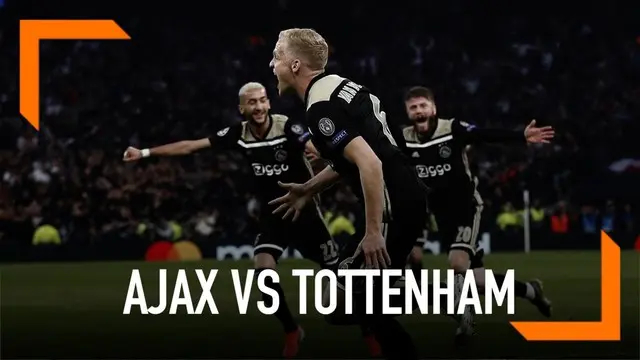 Ajax membungkam Tottenham Hotspur dengan skor tipis 1-0 pada leg pertama semifinal di Tottenham Hotspur Stadium, Rabu (1/5/2019) dini hari WIB.