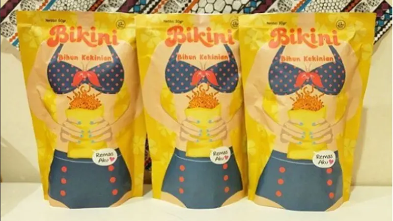 Kemasan Snack Bihun Bikini, Kreatif yang Kebablasan 