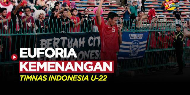 VIDEO: Euforia Suporter dan Pemain Timnas Indonesia U-22 Setelah Lolos ke Final SEA Games 2023
