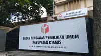 Kantor Bawaslu kabupaten Ciamis, Jalan Djuanda, Kabupaten Ciamis (Liputan6.com/Jayadi Supriadin)