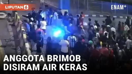 VIDEO: Siram Air Keras ke Anggota Brimob, Pelaku Tawuran di Jaktim Ditangkap Polisi