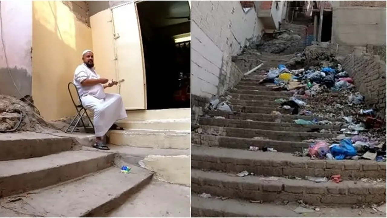 Potret pemukiman kumuh di Makkah
