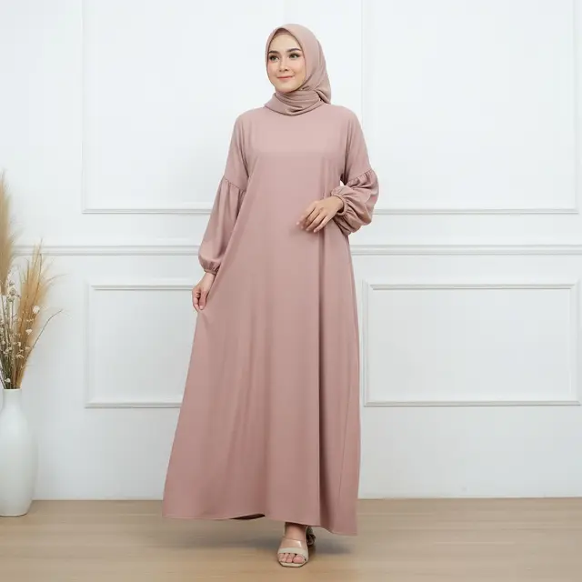 Model Gamis Longgar yang Tidak Panas