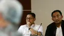 Terdakwa Anas Urbaningrum saat menyimak keterangan saksi di Pengadilan Tipikor, (1/9/14).(Liputan6.com/Faisal R Syam)