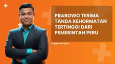Prabowo terima tanda kehormatan tertinggi Pemerintah Peru, simak penjelasannya di News Flash Liputan6.com.