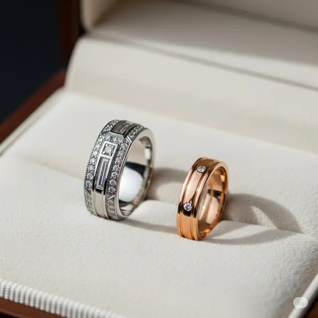 Model Cincin Nikah Mewah. Foto: Gemini