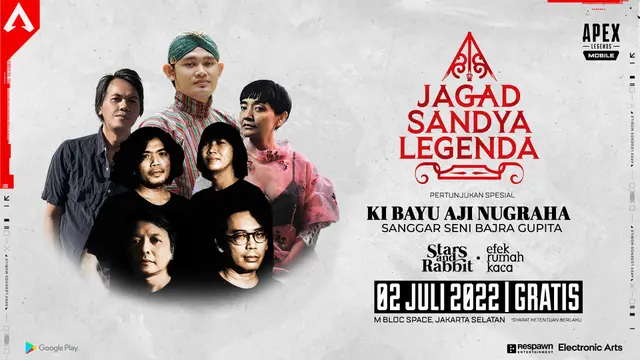 Electronic Arts menggelar roadshow perdana dan community gathering seru dari Apex Legends™ Mobile bertajuk "Jagad Sandya Legenda" di M Bloc Space, Jakarta Selatan (EA)
