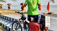 Kisah Pujo, Gowes Sepeda Jakarta - Sleman Demi Lebaran Bersama Keluarga