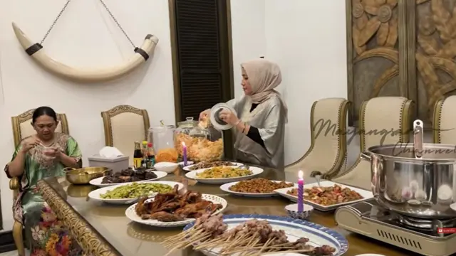 Potret Ruang Makan di Rumah Mayangsari (Foto: YouTube Mayangsari Channel)