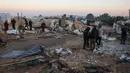 Sebelumnya, pada 1 Januari 2025, Menteri Pertahanan Israel, Israel Katz mengeluarkan peringatan keras bahwa Israel akan mengintensifkan serangannya ke Gaza jika Hamas terus menembakkan roket ke Israel. (BASHAR TALEB/AFP)