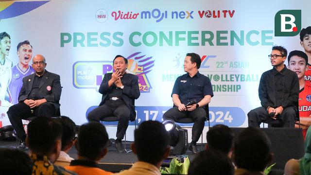 Konferensi Pers Grand Final PLN Mobile Proliga 2024