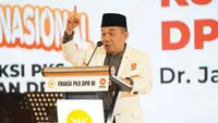 Ketua Fraksi PKS DPR Jazuli Juwaini saat hadir dalam acara konsolidasi Ketua Fraksi PKS dan Pimpinan DPRD se-Indonesia menyebut,&nbsp;Fraksi PKS merupakan salah satu pilar penting perjuangan dan kemenangan partainya pada Pemilihan Umum atau Pemilu 2024. (Ist)
