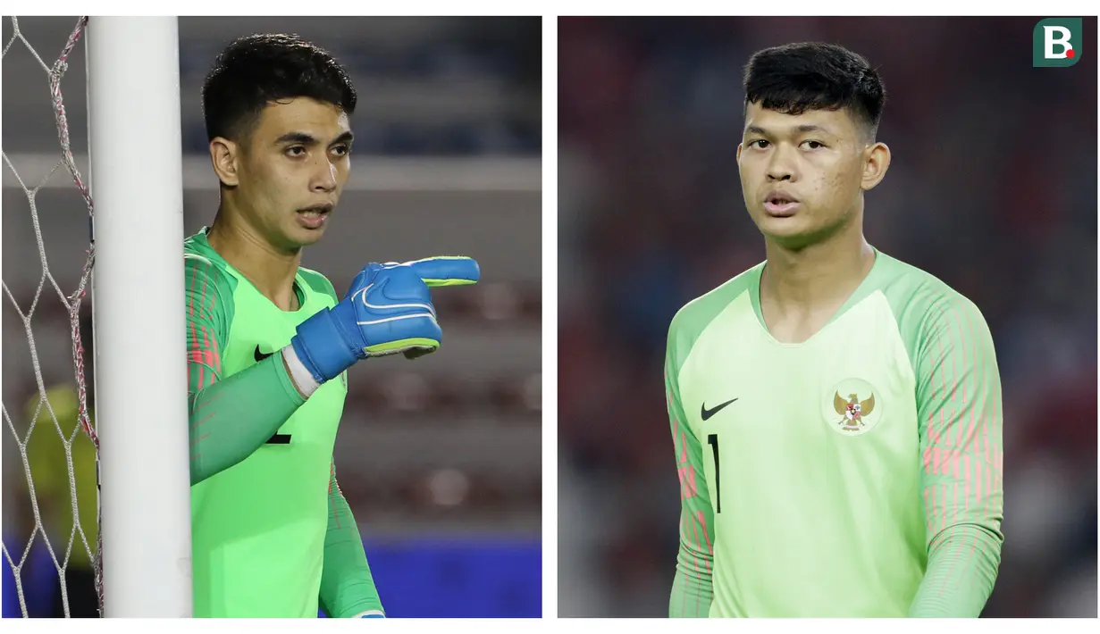 Pelatih Shin Tae-yong telah memilih 4 nama di posisi kiper untuk berlaga di Piala AFF 2020. Keempatnya merupakan kiper muda yang masih minim pengalaman di level senior, bahkan ada yang sama sekali belum pernah bermain di level yunior sekalipun. (Bola.com/M. Iqbal Ichsan)