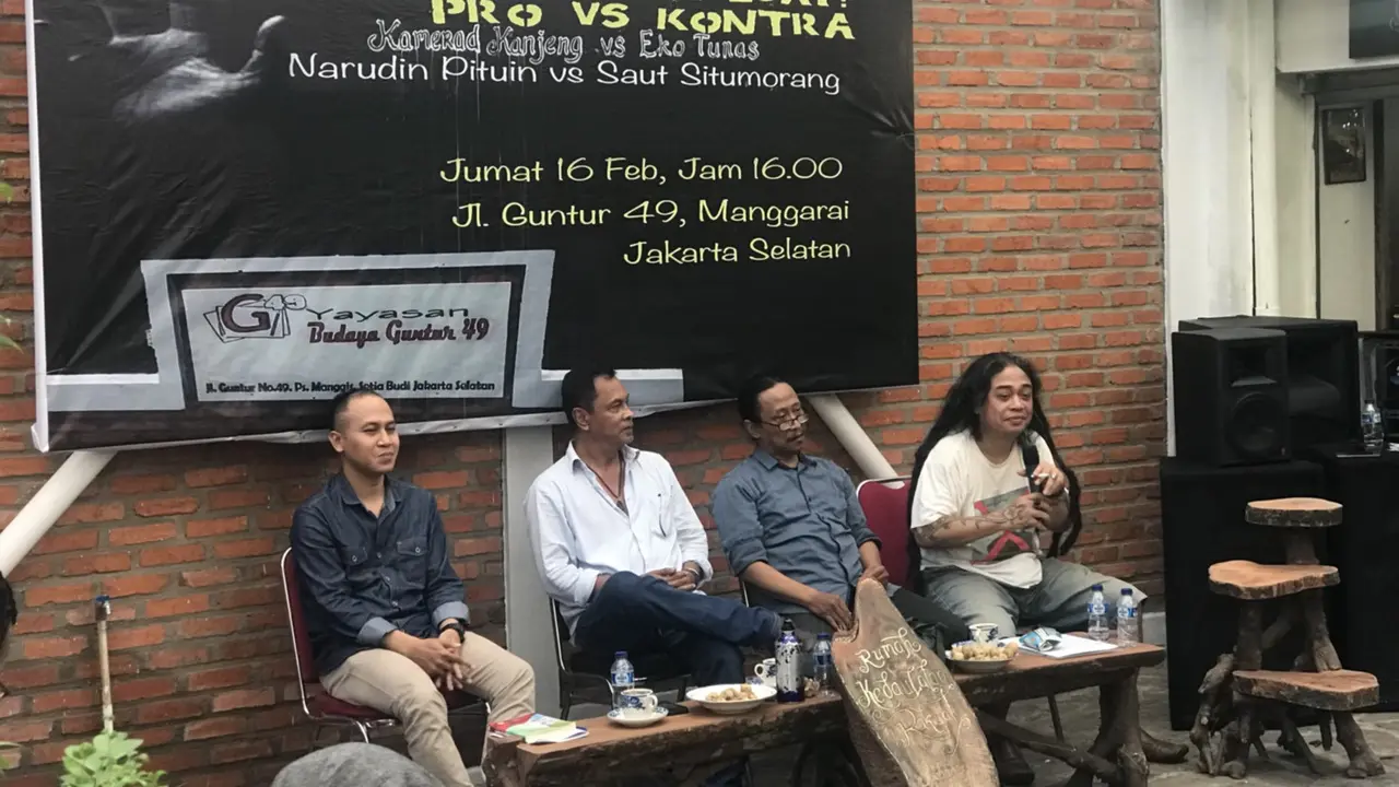 Debat Angkatan Puisi Esai Pro Vs Kontra (Dokumentasi Febri Irdian)