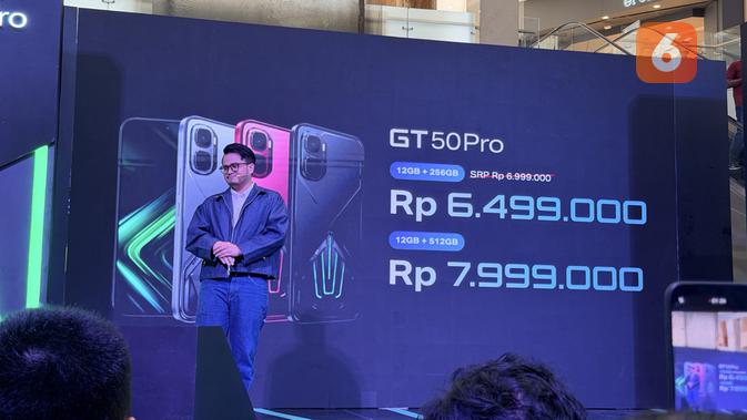 Spesifikasi dan harga Infinix GT 50 Pro. (Liputan6.com/ Yuslianson)