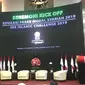 cara Program Edukasi Pasar Modal Syariah dan IDX Islamic Challenge 2019, Jakarta, Senin (18/3/2019).
