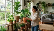 8 Cara Menata Tanaman Hias Indoor agar Media Tanam Tidak Jadi Tempat Berkembang Biak Lalat Kecil