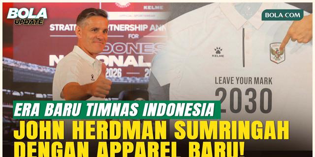 John Herdman Nilai Apparel Baru Timnas Indonesia Bawa Energi dan Semangat Baru!