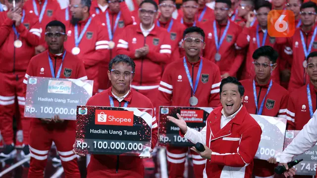 Foto: Timnas Indonesia U-16 Hadiri Acara Konser 17an Indonesia Juara