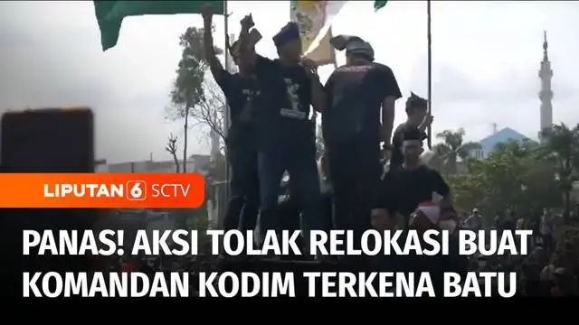 Aksi penolakan relokasi kampung tua di Rempang dan Galang, Provinsi Kepulauan Riau, pada Rabu siang, sempat memanas. Komandan Distrik Militer (Dandim) 0316/Batam, Letkol Inf Galih Bramantyo terkena lemparan batu dari kerumunan massa yang melakukan ak...