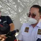 Anggota Komisi III DPR Pangeran Khairul Saleh usai rapat dengar pendapat tentang penyelenggaraan pilkada di Riau. (Liputan6.com/M Syukur)