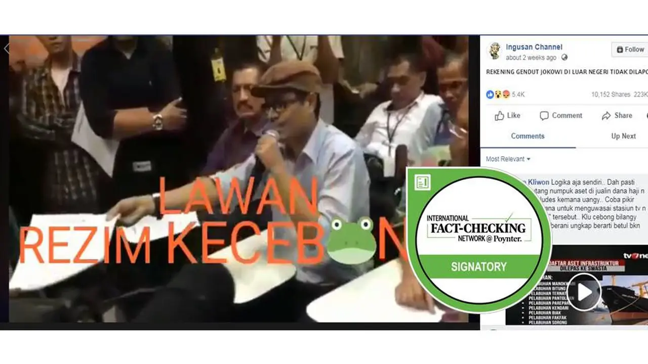 Cek Fakta - Rekening Jokowi di Luar Negeri